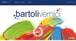 Desktop Screenshot of bartolivernici.it