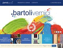 Tablet Screenshot of bartolivernici.it